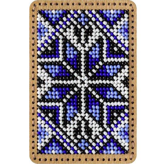 Wonderland Crafts Blue Bead Embroidery Needle Box Kit